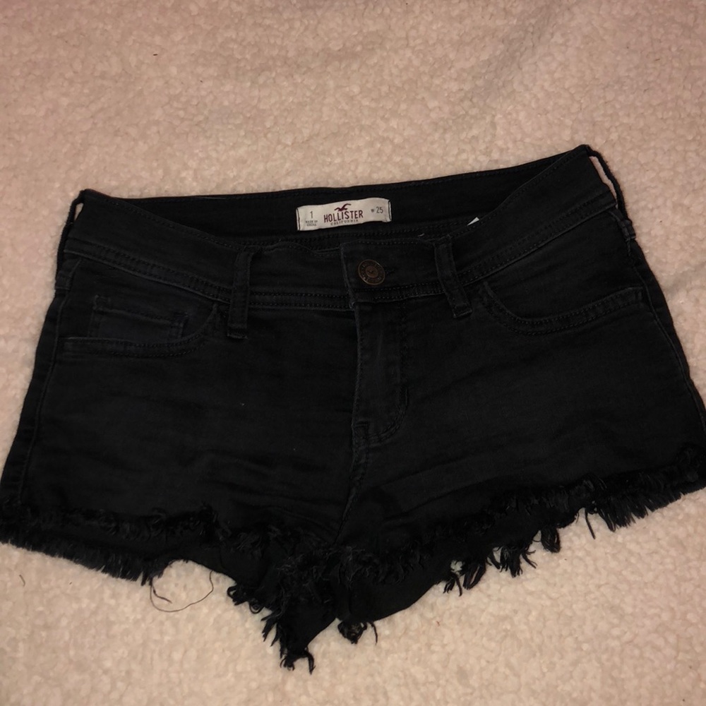 Hollister black short shorts Size 1